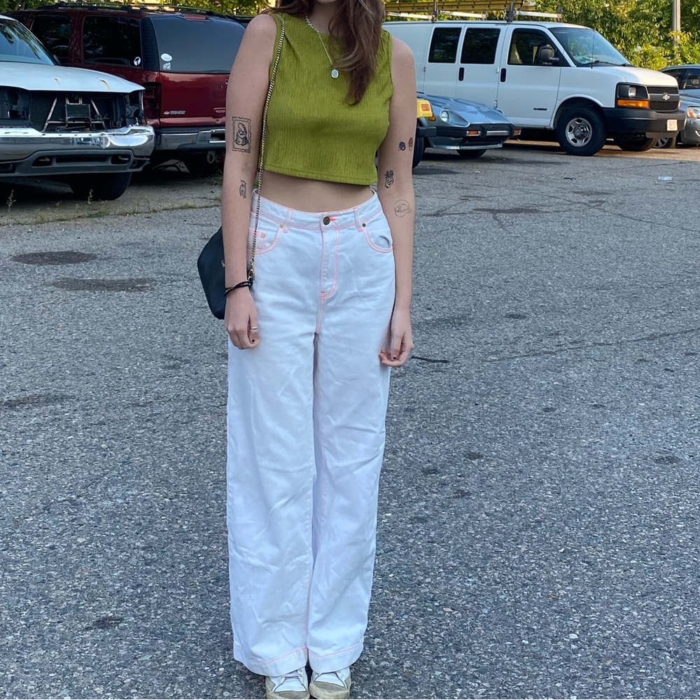 Designer jeans brand Essential in size 28. Originally around 200 dollars.